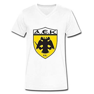 Cool Small Logo - Men's Aek Athens Logo Render T Shirt Cool Small: Amazon.co.uk: Clothing