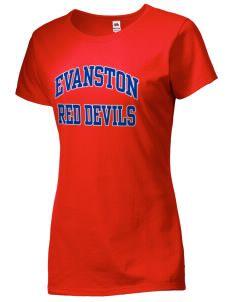 Evanston Red Devils Logo - Evanston High School Red Devils Featured T-Shirts | Prep Sportwear