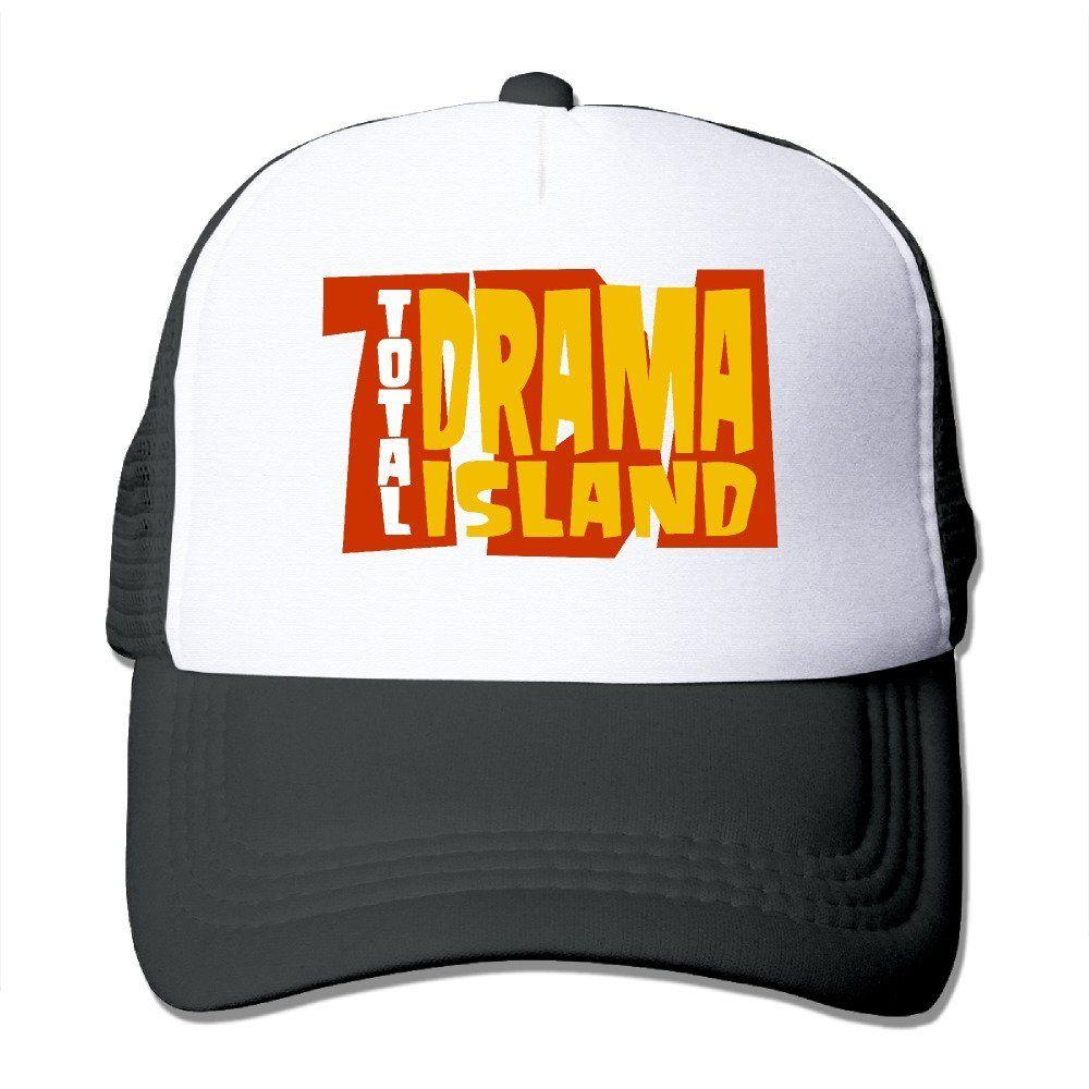 Total Drama Island Logo - Unisex Total Drama Island Logo Adjustable Trucker Hats Black ...