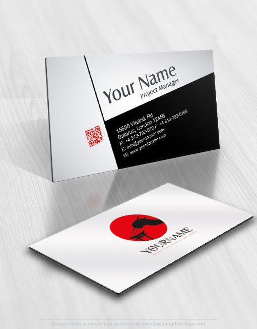 Japanese W Logo - Exclusive Design: Japanese Logo + Compatible FREE Business Card