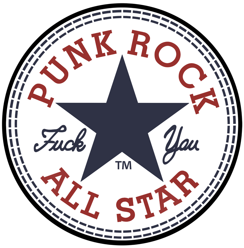Punk Rock Logo - Punk Rock All Star--um maybe without the profanity for my son's room ...