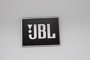 Rectangular Logo - JBL Aluminiun Rectangular Logo Emblem Badge in Black 71mm x 54mm | eBay
