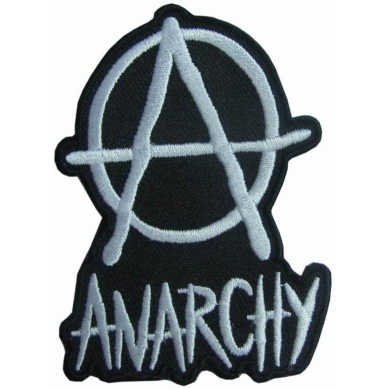 Punk Rock Logo - Brand New Anarchy Symbol Logo Punk Rock Biker Iron On Patch - Buy ...
