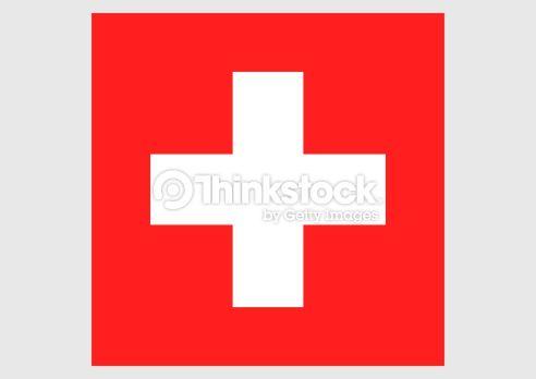 Red Block with White a Logo - Red square white cross Logos
