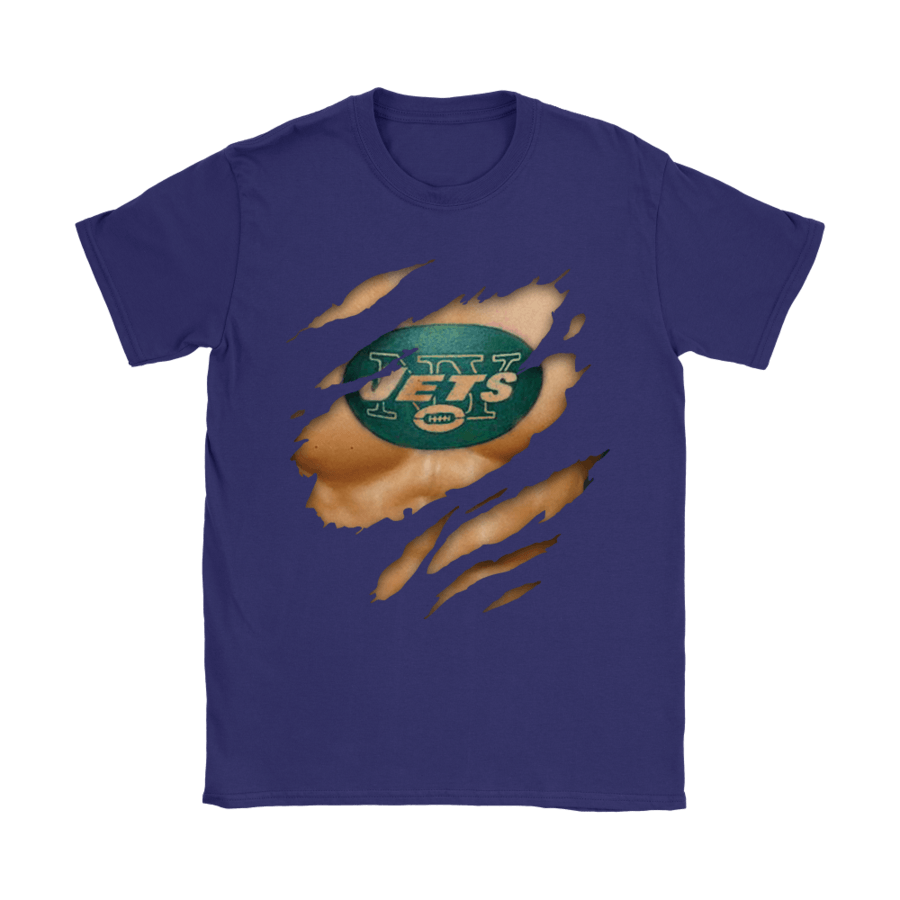 Jets Football Logo - NFL Football Logo 3D Art Chest New York Jets Tattoo Shirts ...