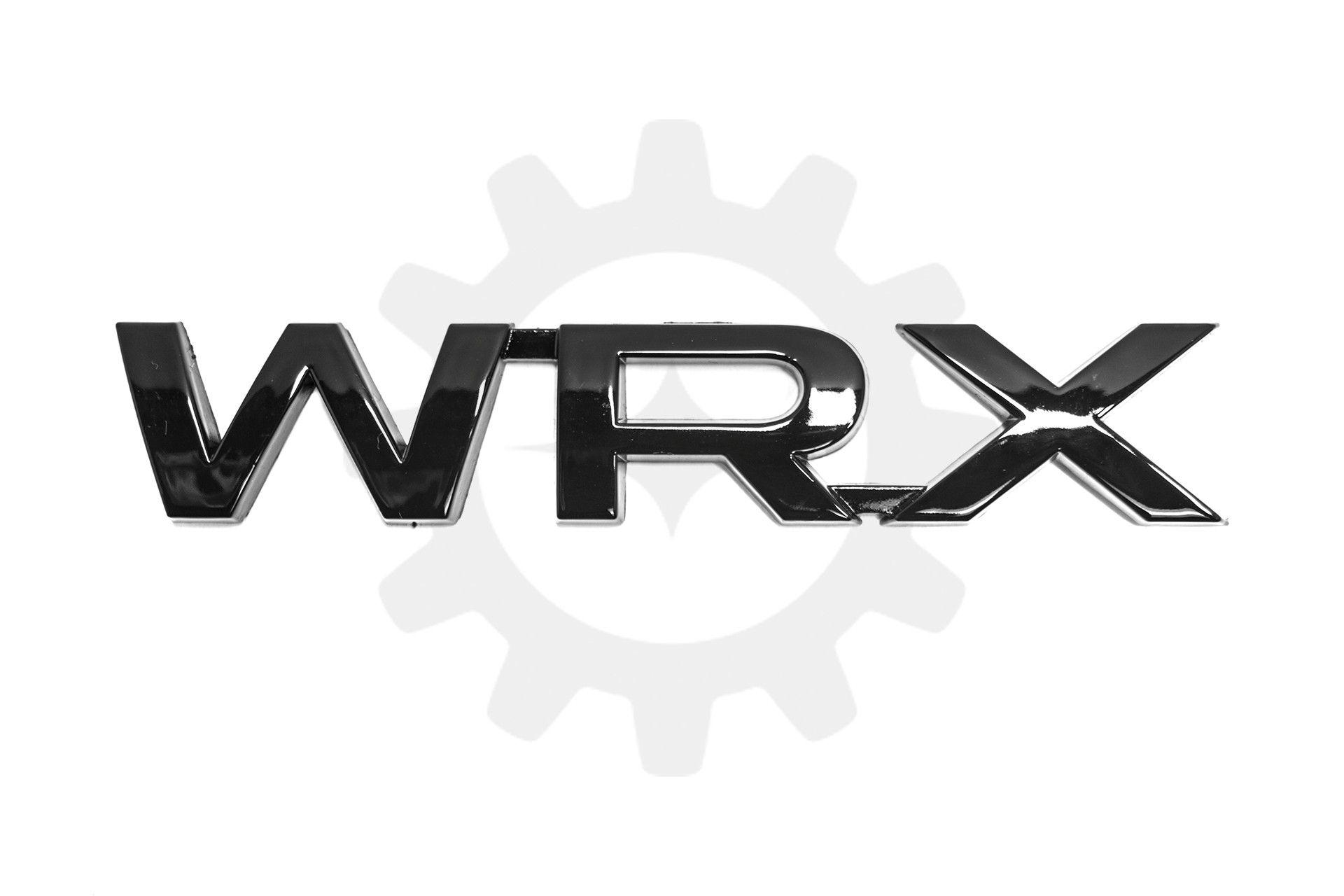 WRX Logo - Molded Innovations WRX Emblem Glossy Black 2015-2018 WRX / STI ...