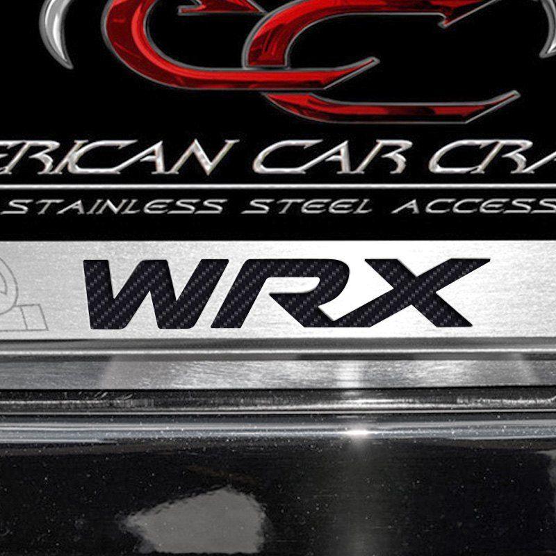WRX Logo - ACC® - Brushed License Plate Frame with WRX Logo