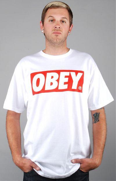 Obey Bar Logo - OBEY, Bar Logo T-Shirt :: OBEY ::...
