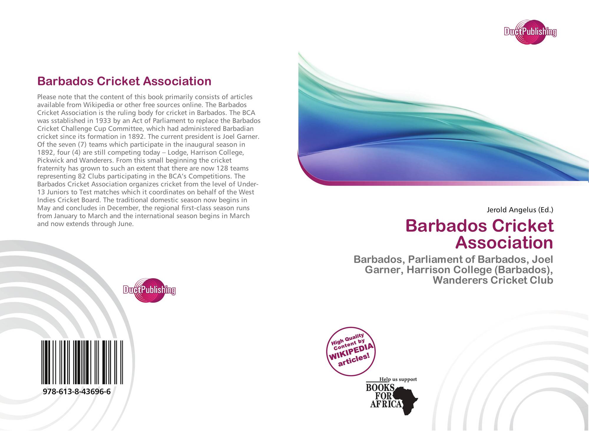 Barbados Cricket Association Logo - Barbados Cricket Association, 978-613-8-43696-6, 6138436962 ...
