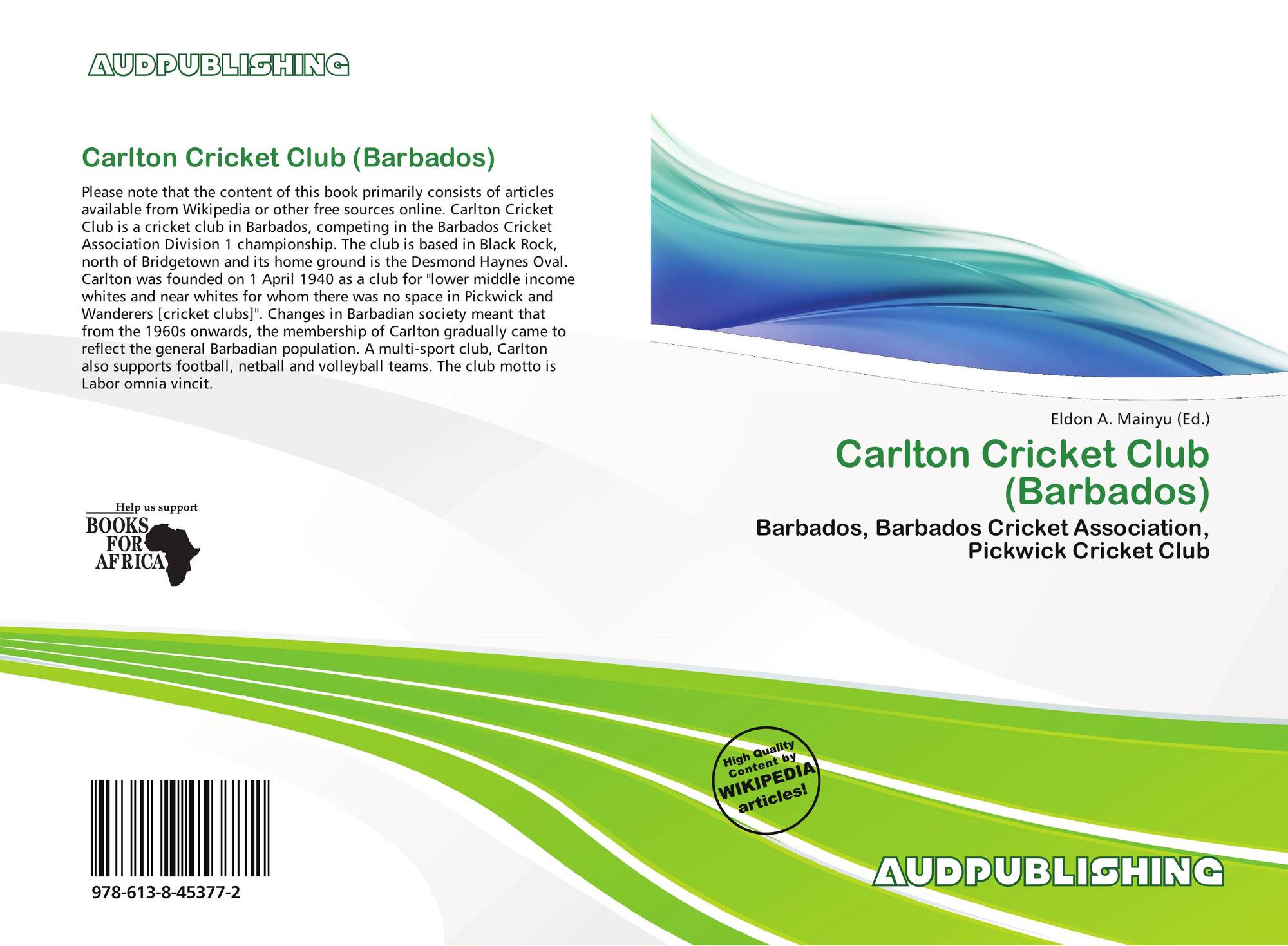Barbados Cricket Association Logo - Carlton Cricket Club (Barbados), 978-613-8-45377-2, 6138453778 ...