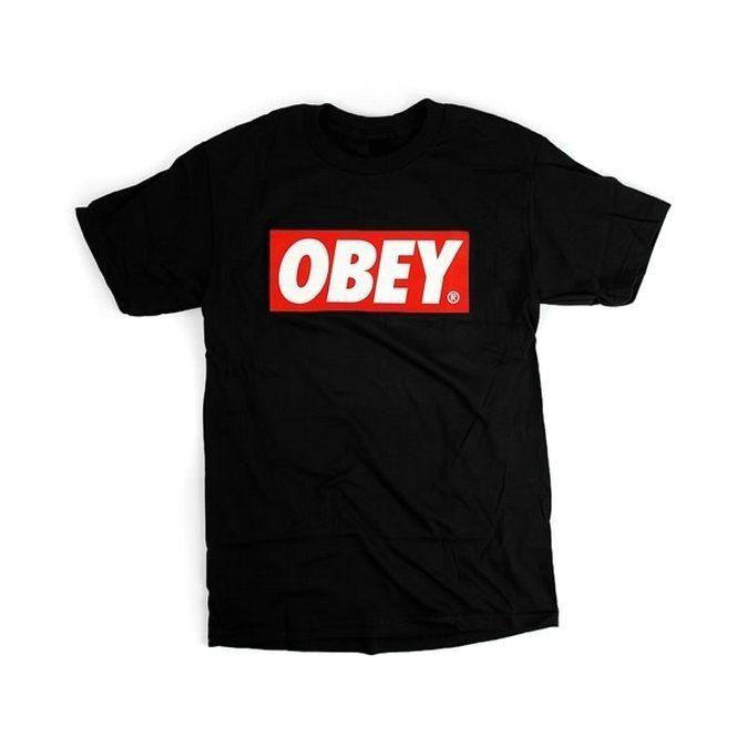 Obey Bar Logo - OBEY Bar Logo € 13 Short Sleeve T-shirts | Graffitishop