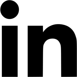 Black LinkedIn Logo - Black linkedin icon - Free black site logo icons
