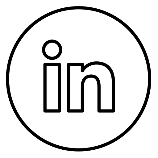 linkedin logo png circle