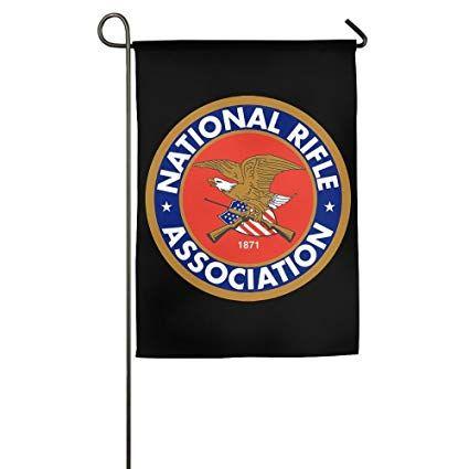 NRA Logo - MoningV NRA Logo Decorative Garden Flag House Party Flag
