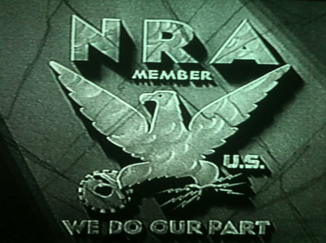 NRA Logo - NRA logo at the beginning of an old Three Stooges episode | North ...