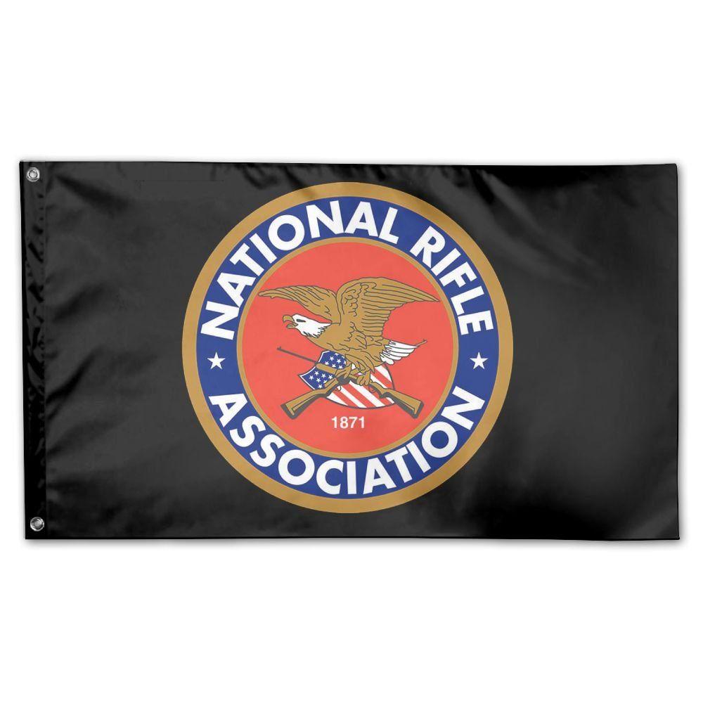 NRA Logo - Amazon.com : NRA Logo Garden Flag 3x5 FT Indoor Outdoor Holiday ...