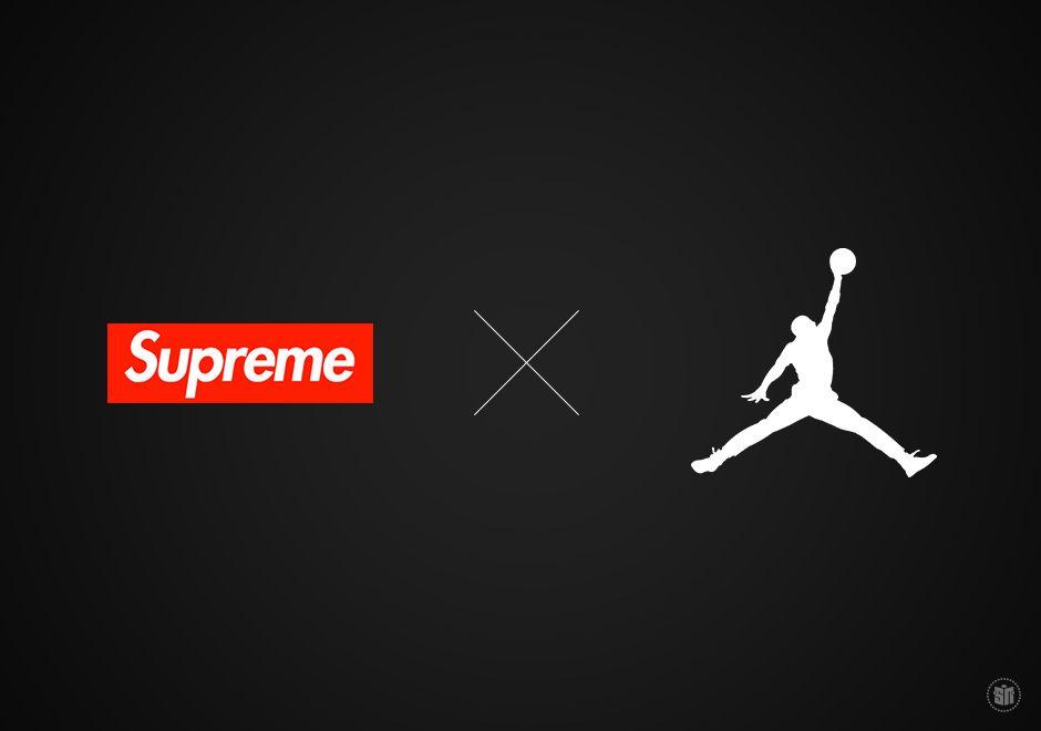 Surpreme Jordan Logo - Supreme Jordan 5
