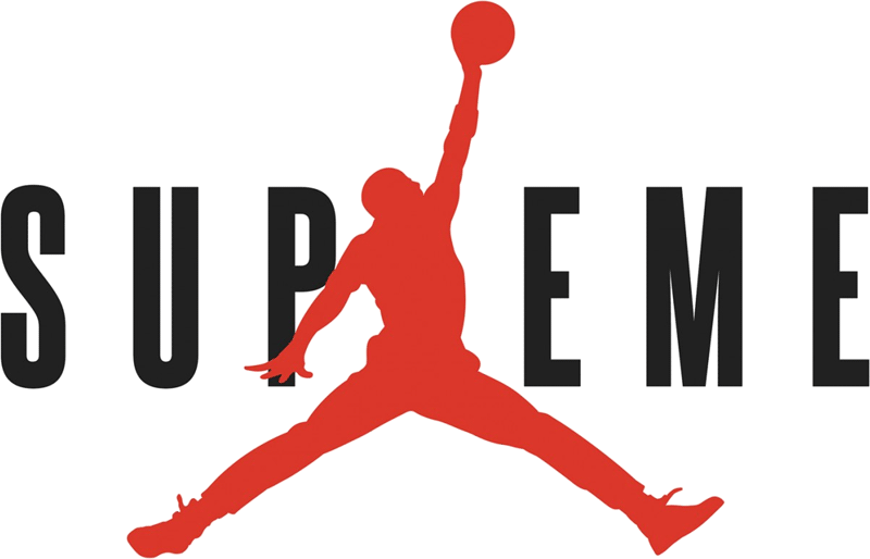 Surpreme Jordan Logo - Supreme x Jordan font