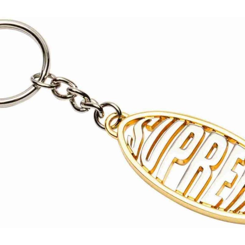 Silver Supreme Logo - Supreme Oval Logo Keychain Silver • Accessories • Strictlypreme