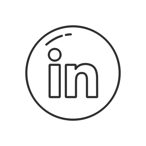 Black LinkedIn Logo - Linked in icon, linked in icon, linkedin button icon, linkedin