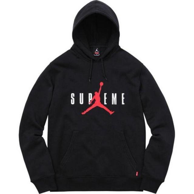 Surpreme Jordan Logo - Supreme Jordan Logo Hoodie Black XL Authentic Pullover Hooded | eBay