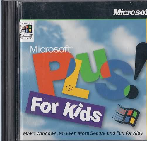 Windows 95 Plus Logo - Microsoft Plus for Kids (Make Windows 95 Even More Secure and Fun ...