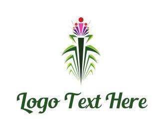 Tropical Flower Logo - Tropical Logo Maker | BrandCrowd