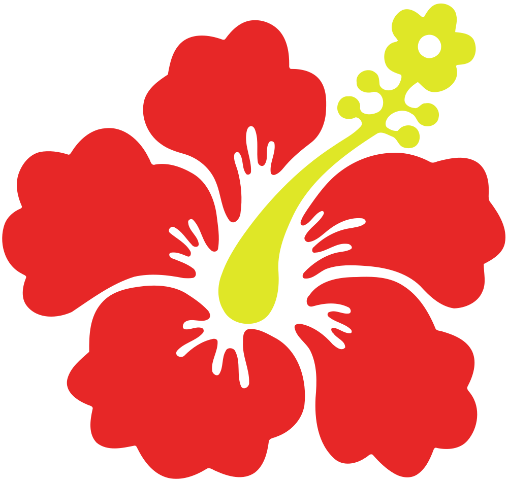 Tropical Flower Logo - OnlineLabels Clip Art - Tropical Flower