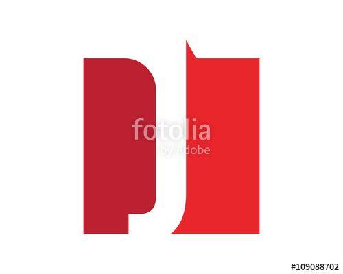 Red Square Company Logo - J red square letter business company logo