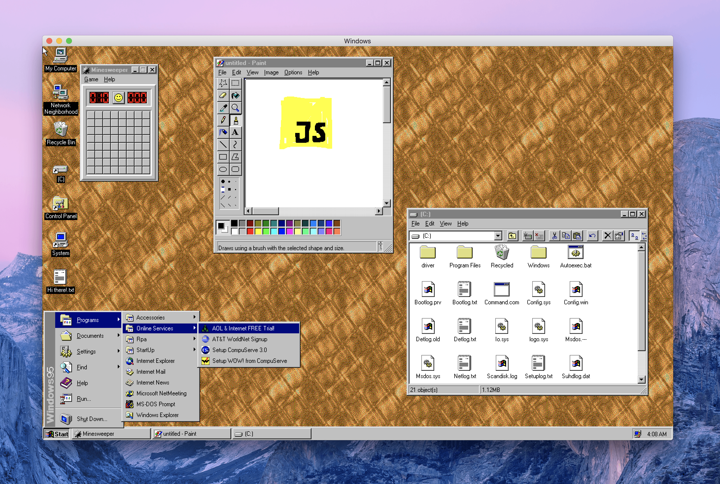 Windows 95 Plus Logo - GitHub Windows95