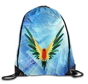 Maverick the Parrot Logo - Logan Paul's Parrot Logo Bag, Maverick Design Sport Gym Sack ...