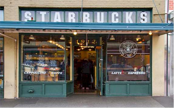 Restrurant Food Store Logo - The History of Starbucks Logo and a Look at The Company