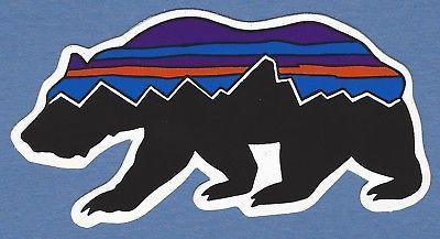 Patagonia Bear Logo - BRAND NEW PATAGONIA FITZ ROY BEAR STICKER DECAL 4L x 2W - $4.29