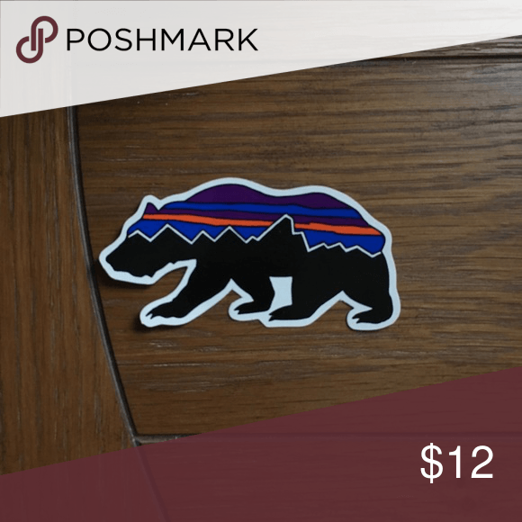 Patagonia Bear Logo - Patagonia Bear Logo Sticker. My Posh Closet