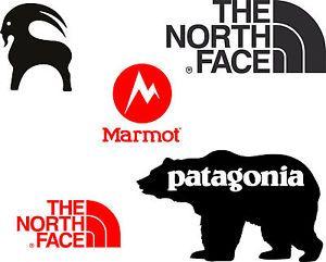Patagonia Bear Logo - Set of 5 Decal Stickers North Face, Patagonia, Marmot, Backcountry ...