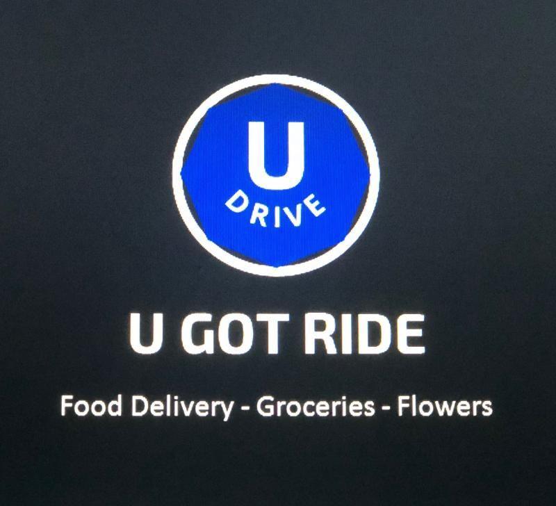 Blue Flower U Logo - On Demand Delivery Service Drives Business