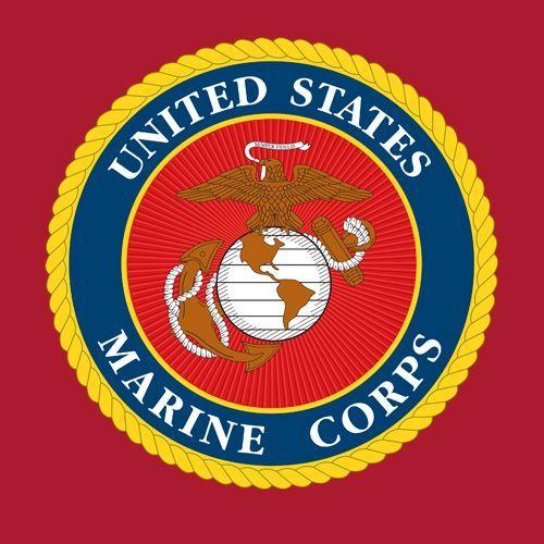 Orange Colored USMC Logo - USMC Red by US Marine Corps | iStyles