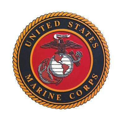 Orange Colored USMC Logo - UNICOR Shopping: United States Marine Corps, Full Color Seal