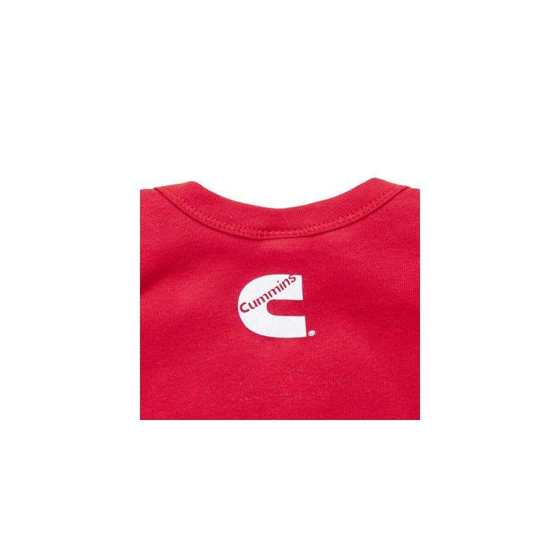 Red Cummins Logo - Cummins red logo infant onesie child kids baby diesel Power