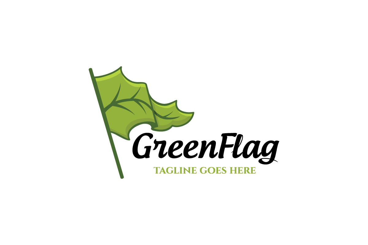 Green Flag Logo - Green Flag Logo Design | Logo Cowboy