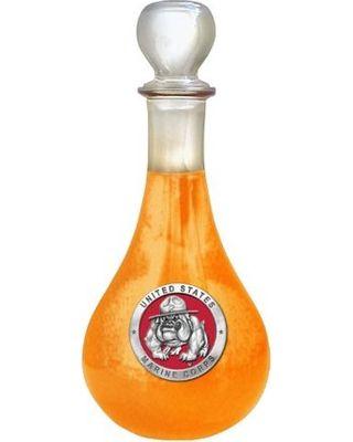 Orange Colored USMC Logo - New Savings on USMC Bulldog Colored Logo Wine Decanter