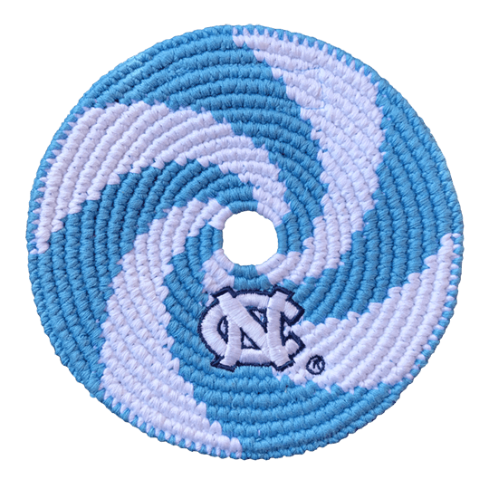 Blue and White Swirl Logo - UNC Tar Heels Logo'ed Sport Disc in White™