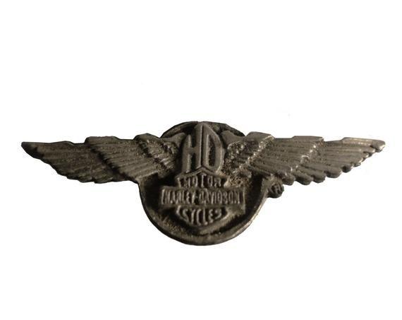 Eagle Wings Logo - HARLEY DAVIDSON HD Eagle Wings Logo vintage pin lapel badge | Etsy