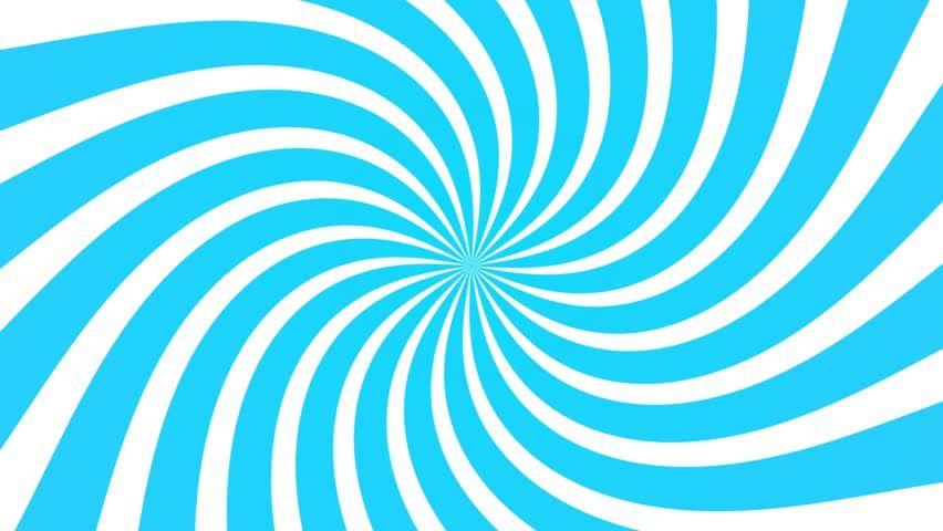 Blue and White Swirl Logo - Radial Swirl Rising Sun Vortex Stock Footage Video (100% Royalty ...