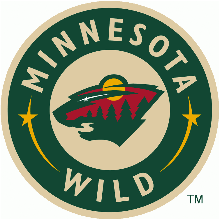 Green and Yellow Sun Logo - Minnesota Wild Alternate Logo - National Hockey League (NHL) - Chris ...