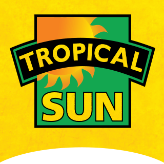 Green and Yellow Sun Logo - Tropical Sun Foods