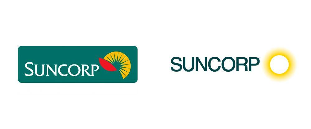 Green and Yellow Sun Logo - Brand New: New Logo for Suncorp