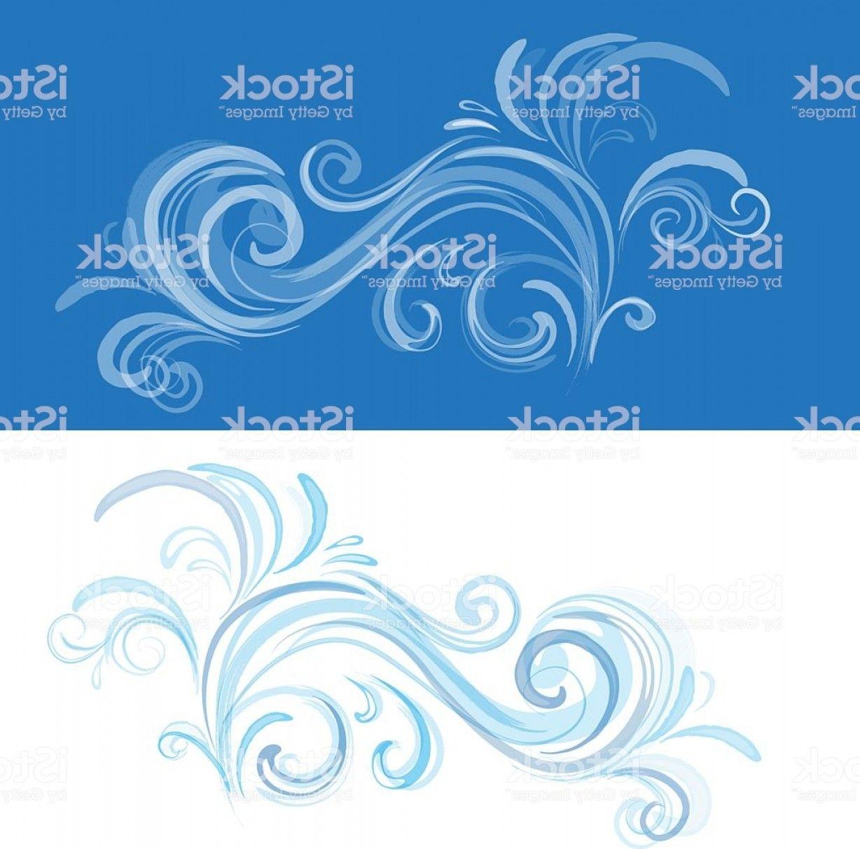 Blue and White Swirl Logo - Blue And White Swirls Water Splash Watercolor Imitatio Gm