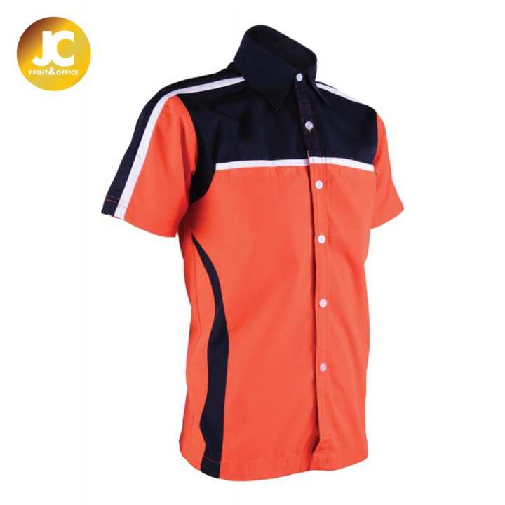 Orange and Red Corporate Logo - RIGHTWAY Corporate F1 Uniform / Royal Blue / Orange / Red
