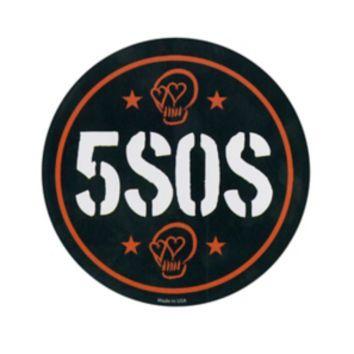5 Seconds of Summer Logo - Seconds Of Summer 5SOS Logo Sticker from Hot TopicSOS